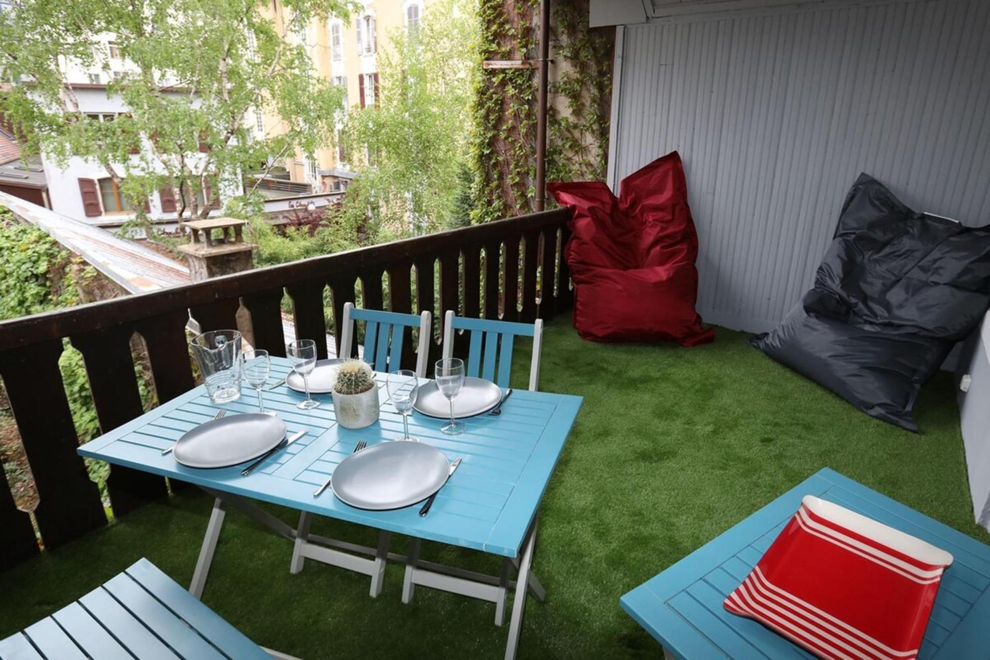 55 M2 Apart With Big Terrace In Annecy Downtown Esterno foto